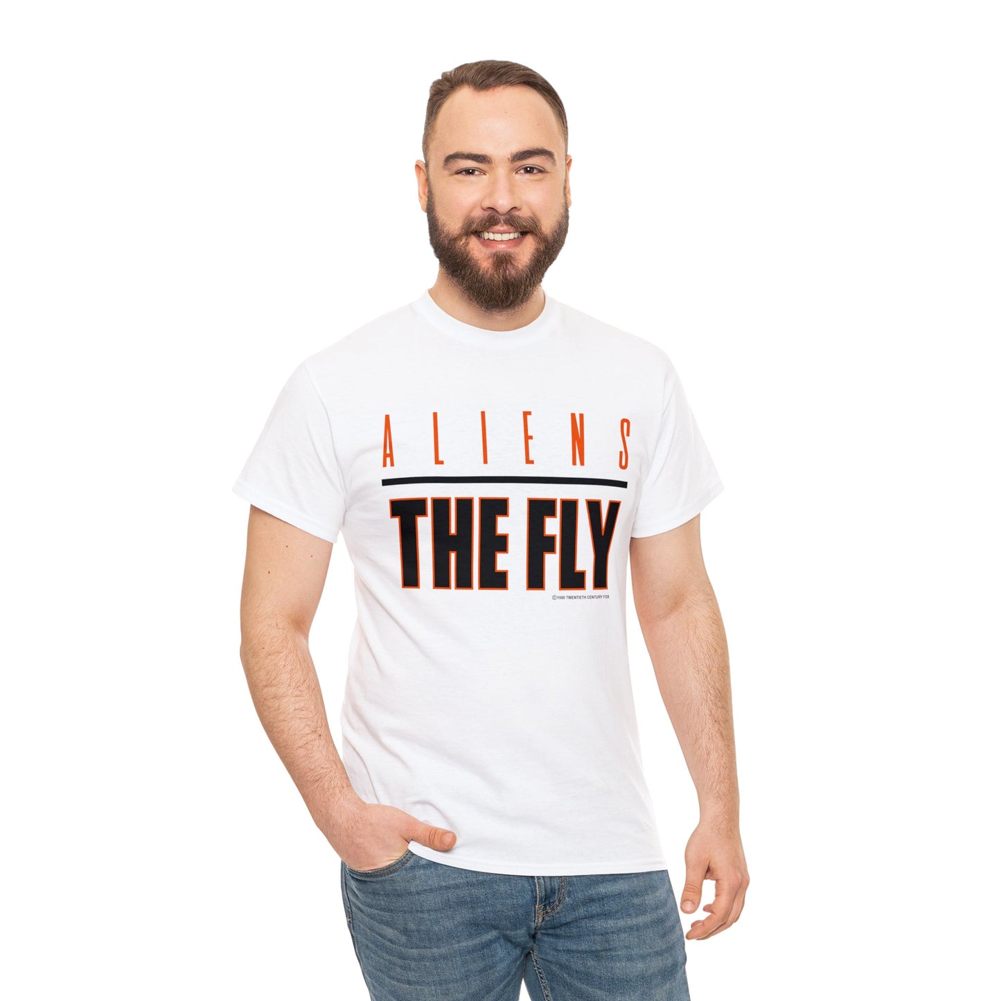 ALIENS & THE FLY MOVIE Halloween Horrorcult 1986 T-shirt for Sale