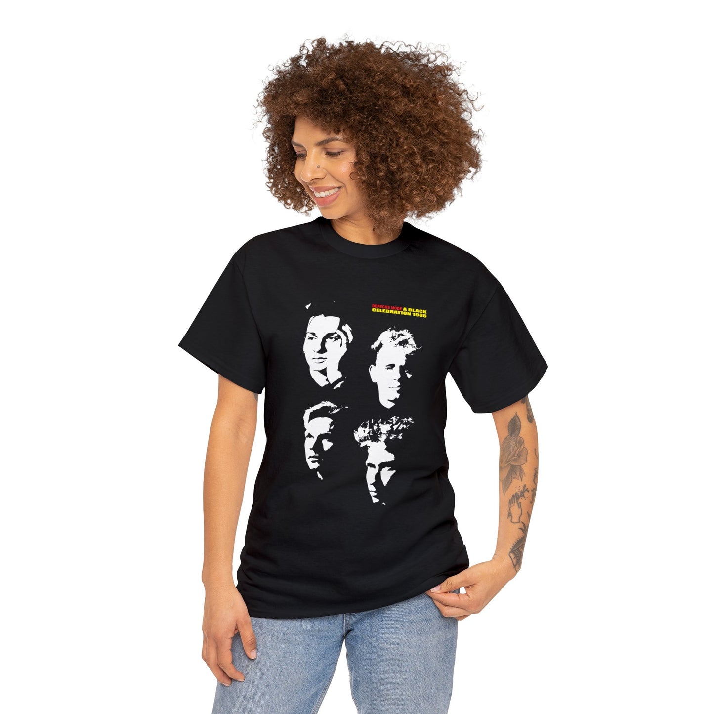 Depeche Mode A Black Celebration 1986 T-shirt for Sale