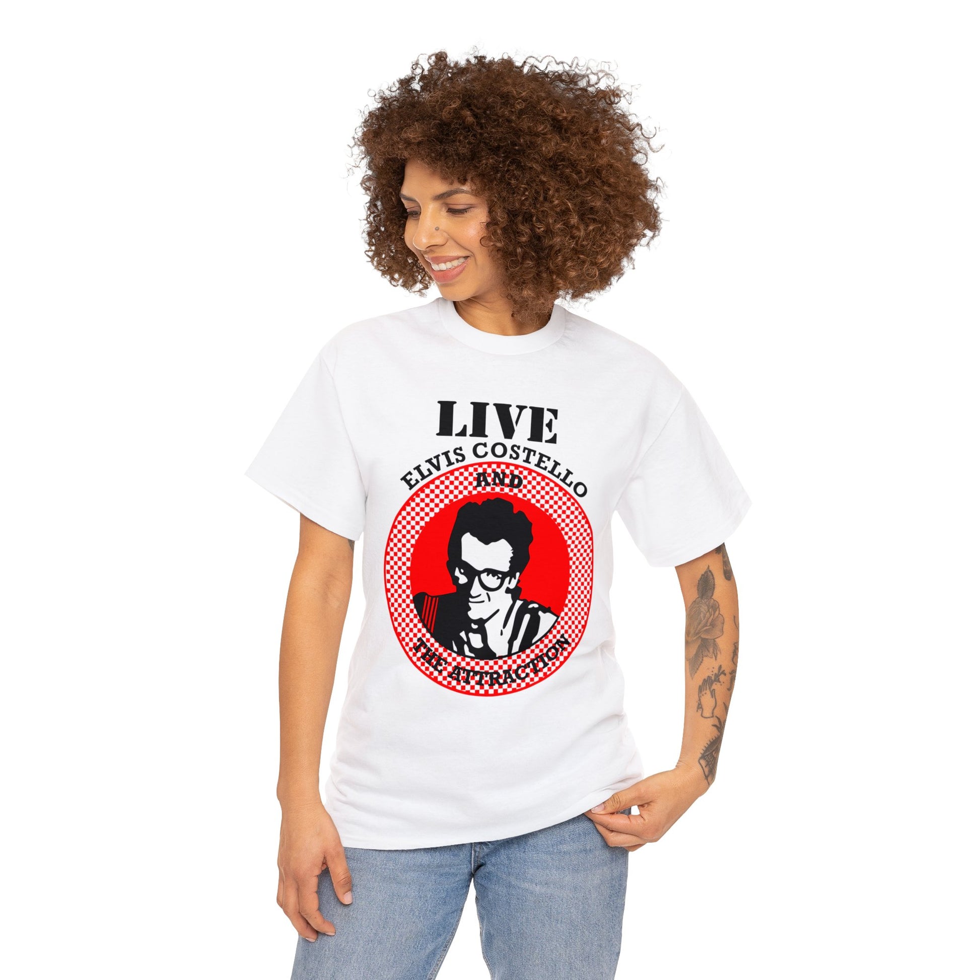 Elvis Costello My Aim is True Tour 1977 T-shirt for Sale