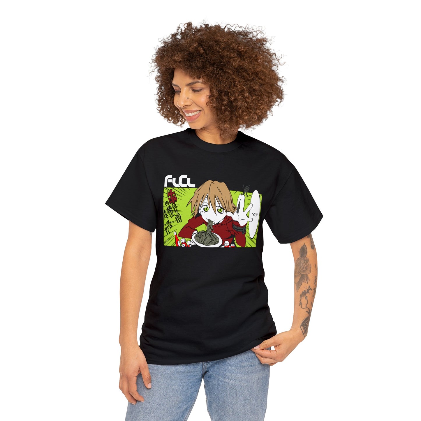 FLCL Fooly Cooly Anime Comics 1999 T-shirt for Sale