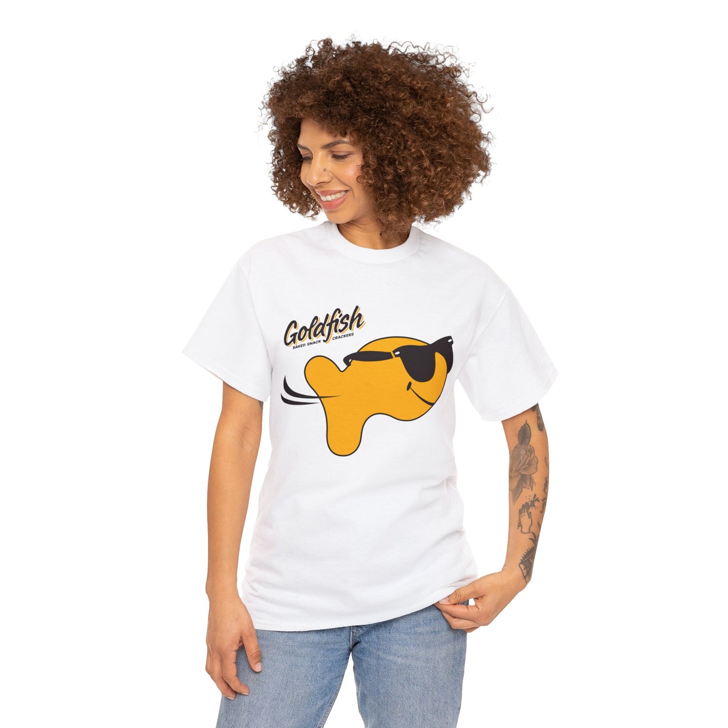 Goldfish Snack Cracker T-shirt for Sale