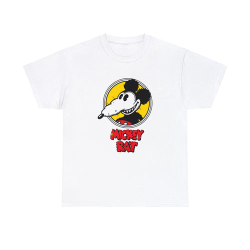 Mickey Rat Underground Comix Cartoon Parody 80s T-shirt