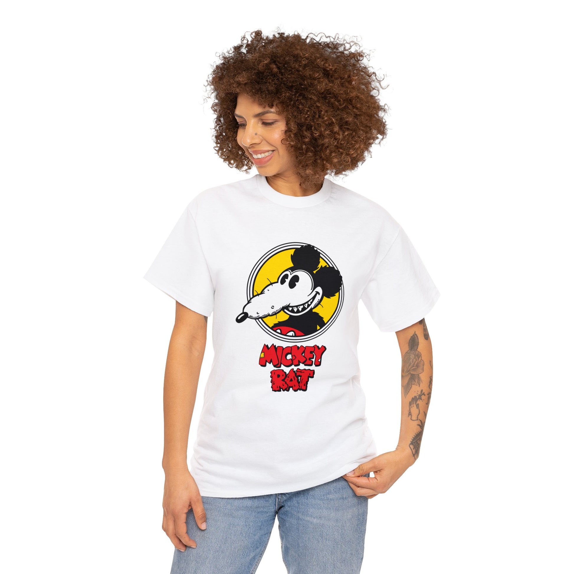 Mickey Rat Underground Comix Cartoon Parody 80s T-shirt for Sale