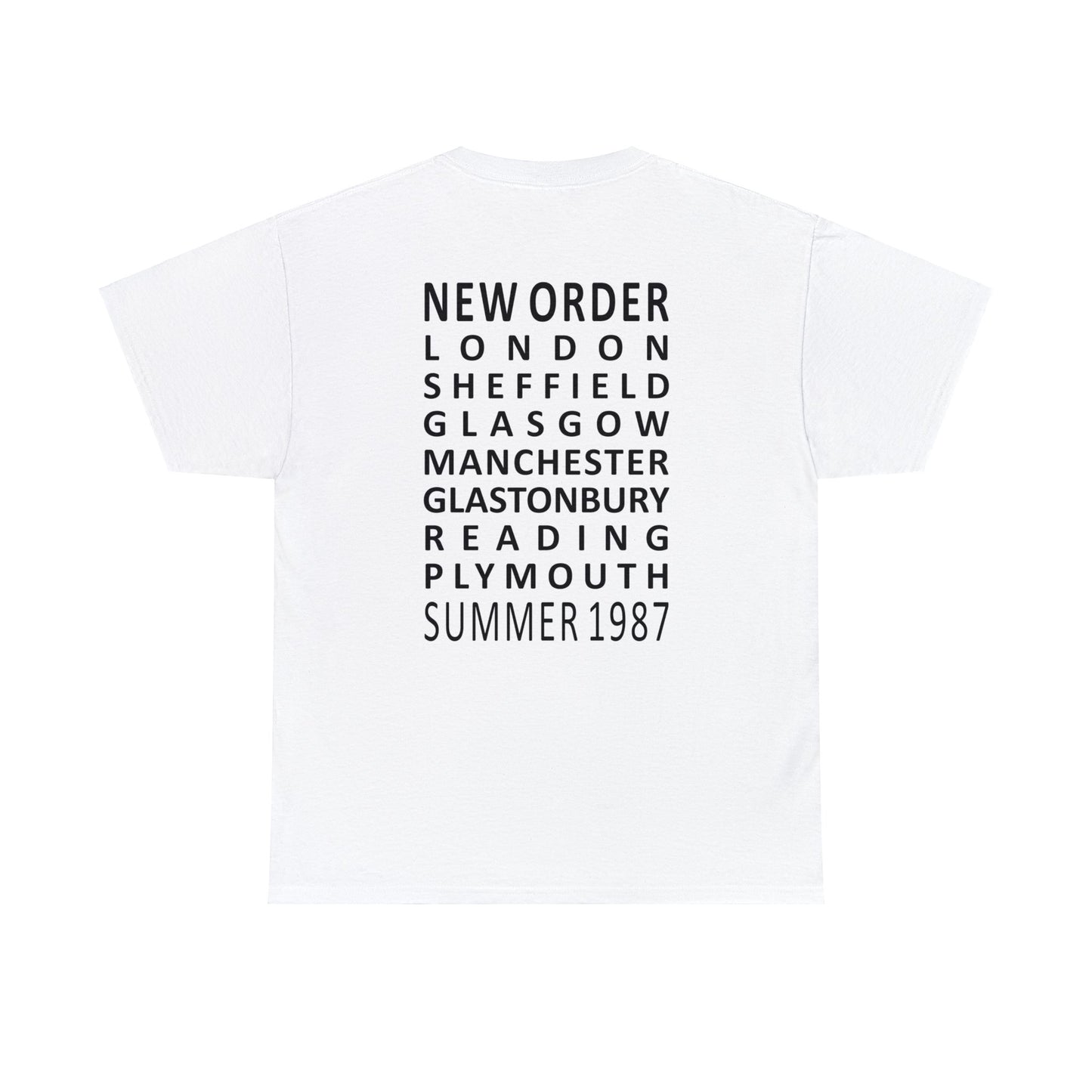 NEW ORDER Album Promo Tour 1987 T-shirt for Sale