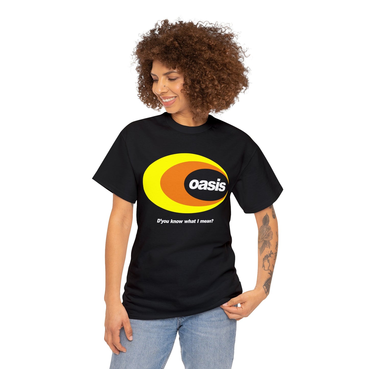 Oasis Be Here Now D'you Know What I Mean T-shirt for Sale