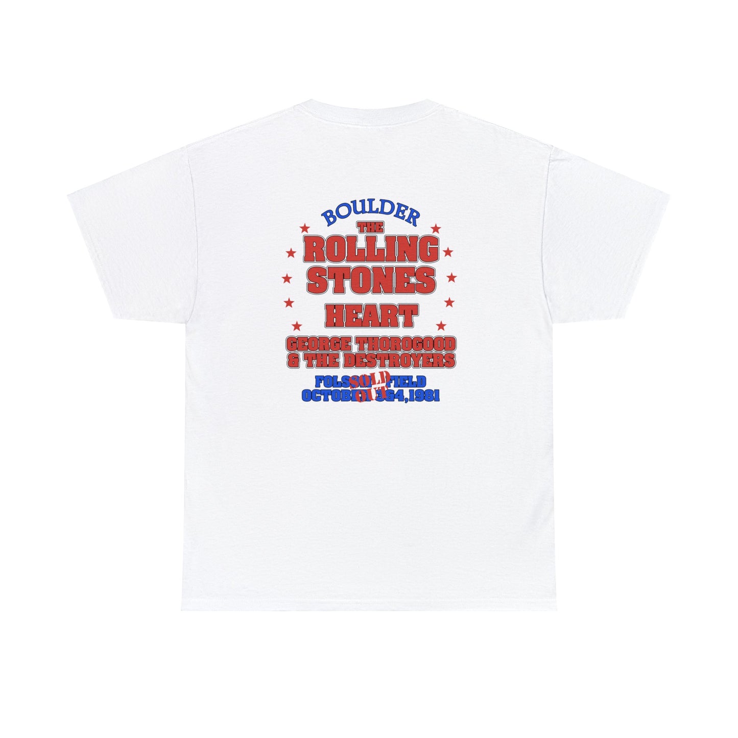 Rolling Stones Dragon Stadium Tour 1981 T-shirt for Sale