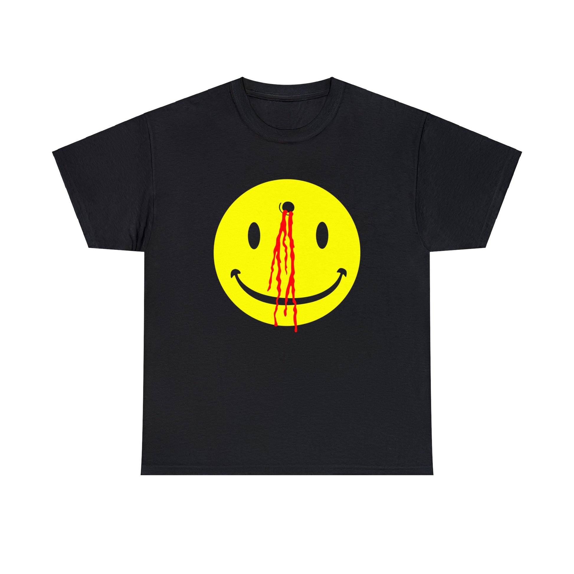 Smiley Face BULLET HOLE T-shirt for Sale
