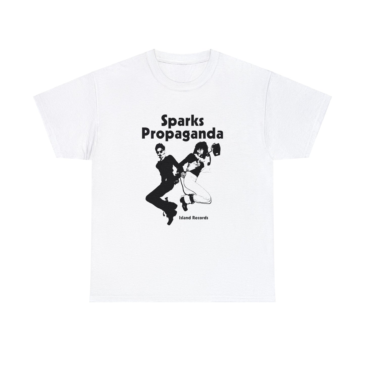 Sparks Propaganda Island Records Album T-shirt for Sale