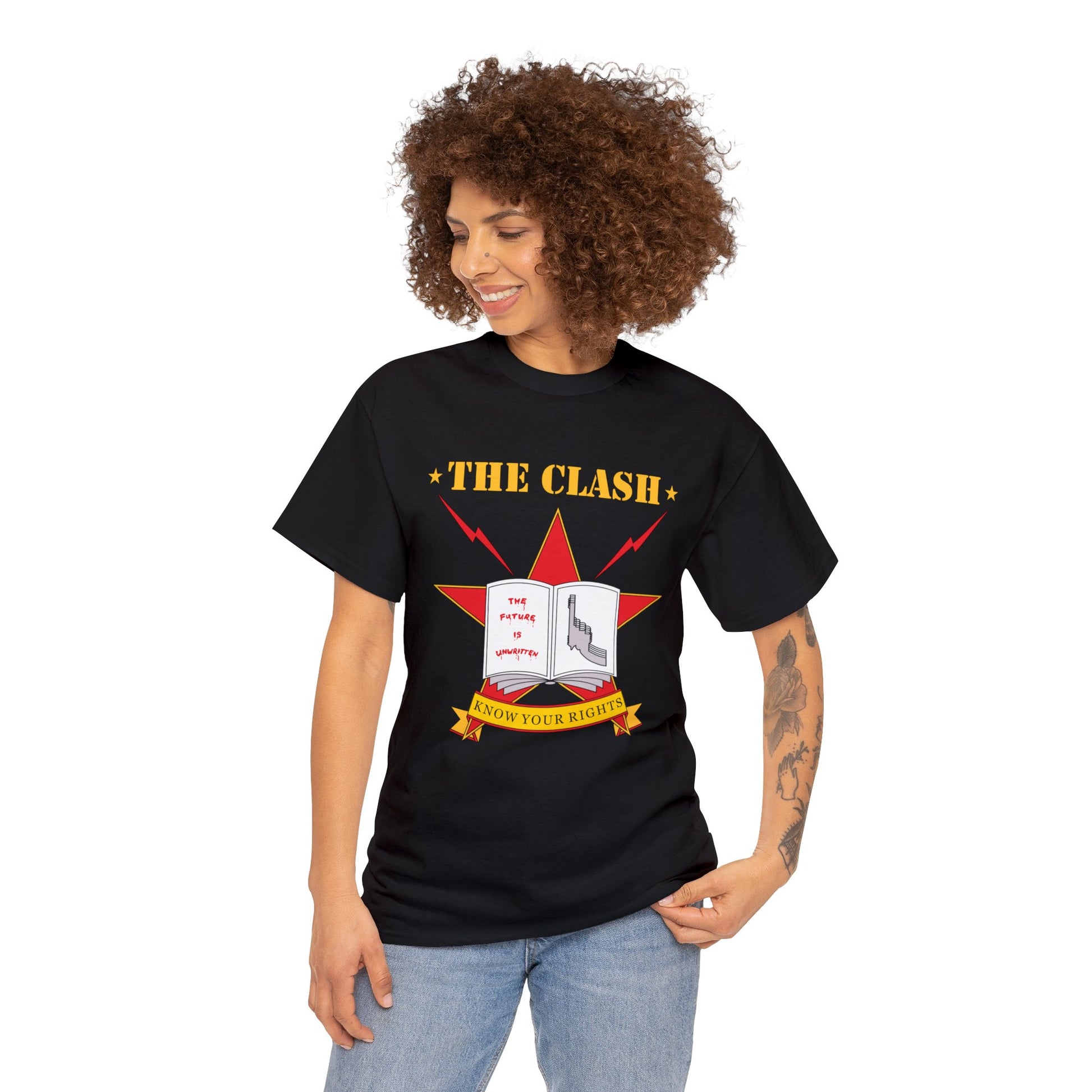 The Clash Know Your Rights Tour 1982 T-shirt for Sale