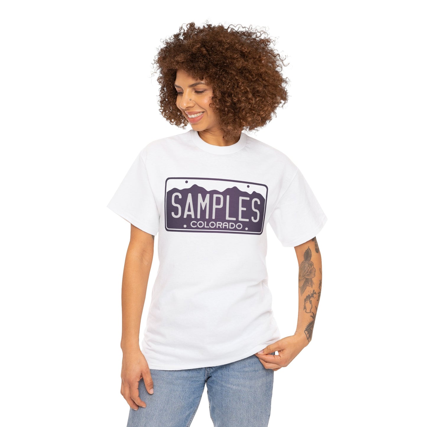 The Samples Colorado License Plate 1995 T-shirt for Sale