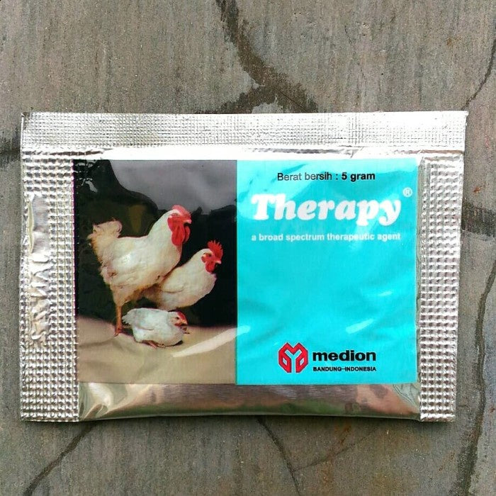 Therapy Broad Spectrum Antibiotic For Poultry 1 box 40 Sachet 5 gr for sale