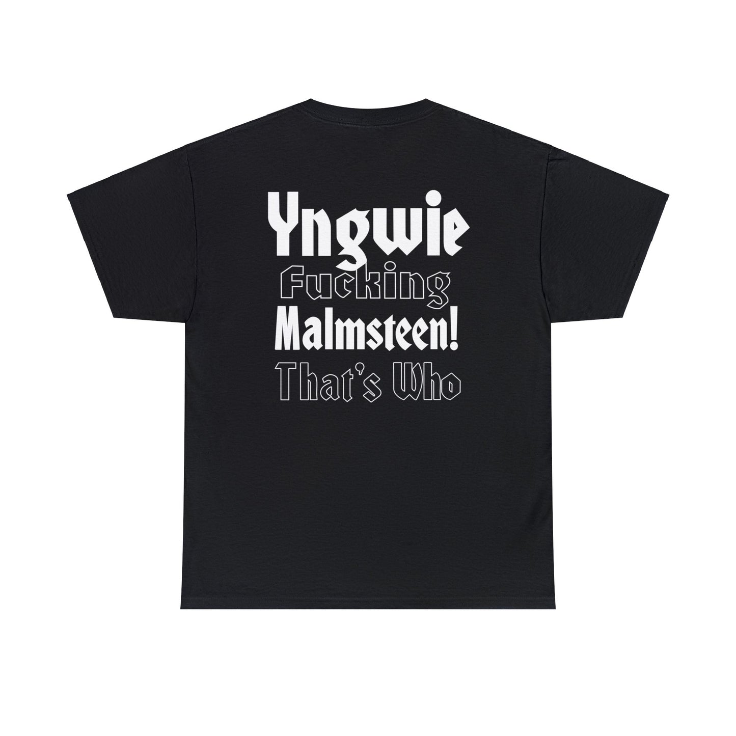 YNGWIE WHO J MALMSTEEN Guitarist Heavy Metal T-shirt for Sale