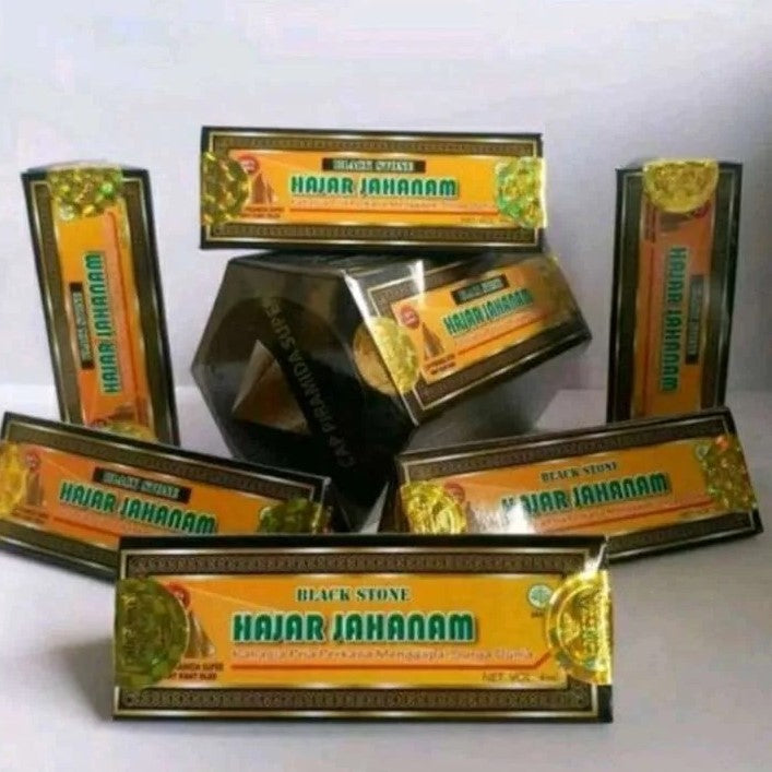 Hajar Jahanam Oil Egyptian Black Stone 1 box/6 Pcs for sale