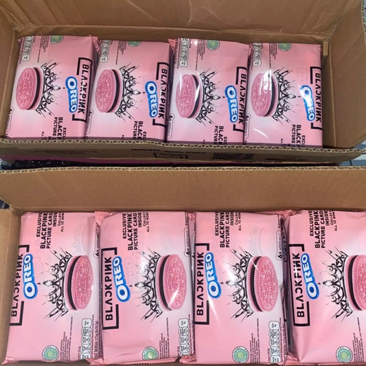 Oreo Blackpink Pink with Picture Card Prize 1 Box For Sale