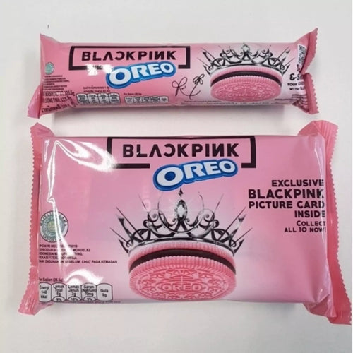 Oreo Blackpink Pink Box with Exclusive Blackpink Picture Card Prize