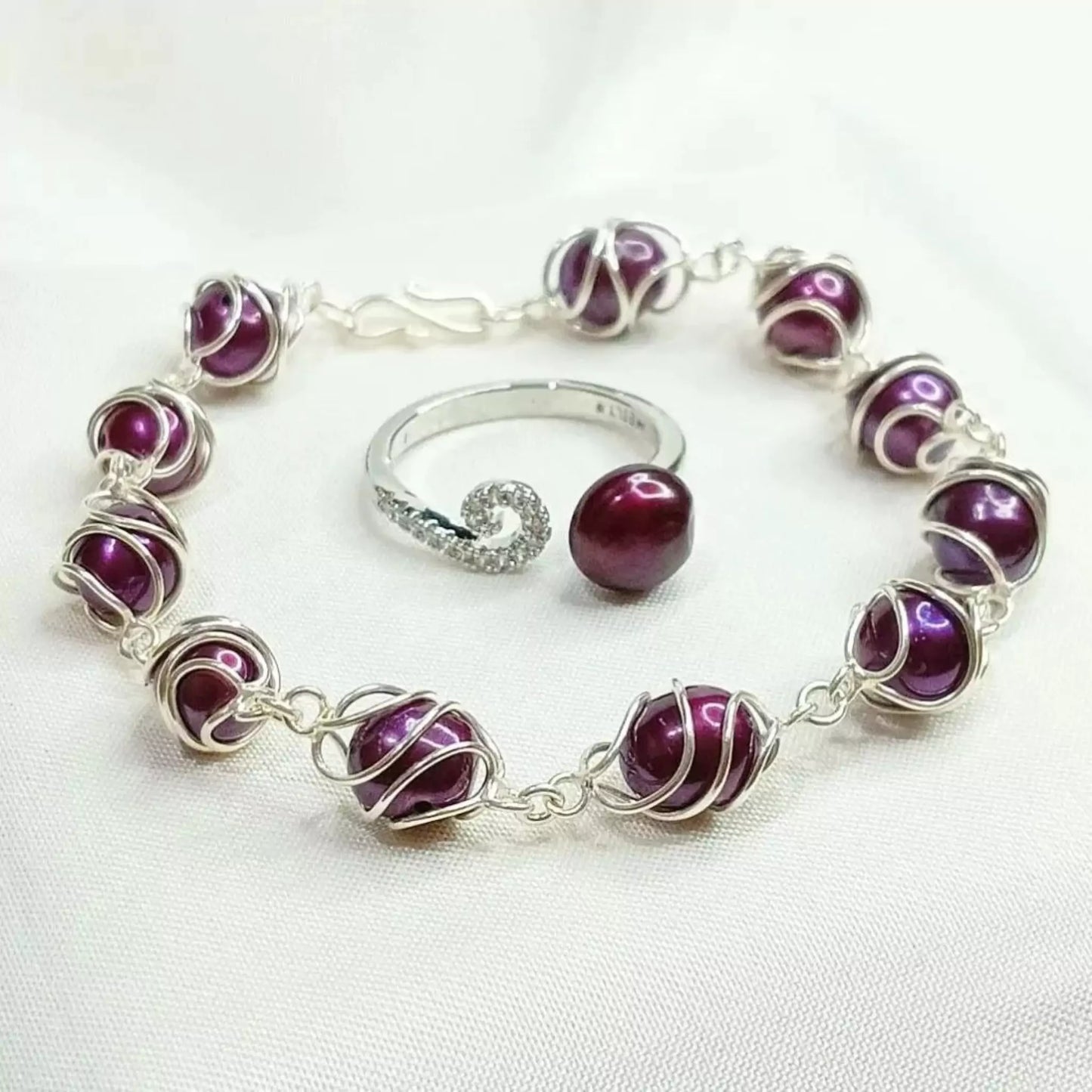 Super Quality Pearl Packages (Bracelets and Rings) For Sale
